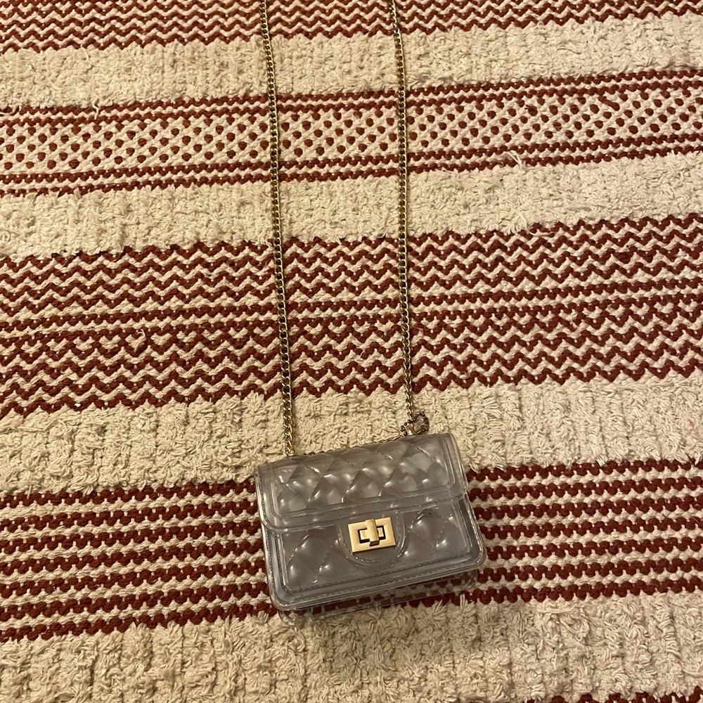 Clear mini crossbody bag